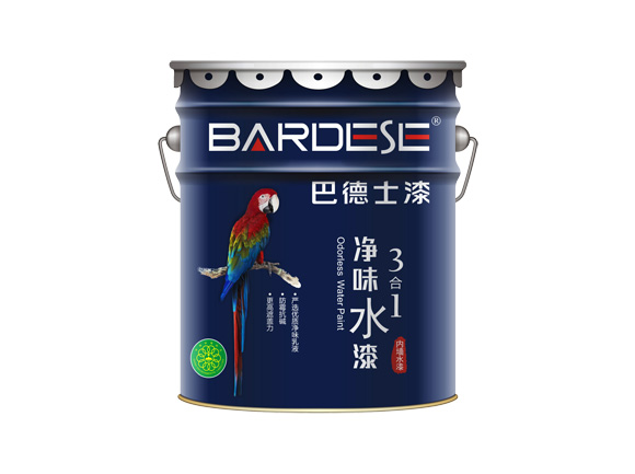 巴德士凈味水漆3合1墻面漆