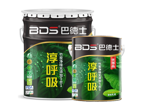 淳呼吸竹炭凈味無添加5合1墻面漆